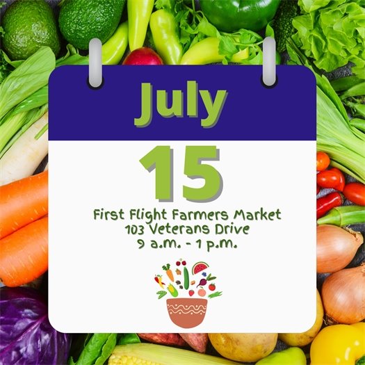 July 15th First Flight Farmers Market