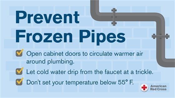 Prevent Frozen Pipes Graphic
