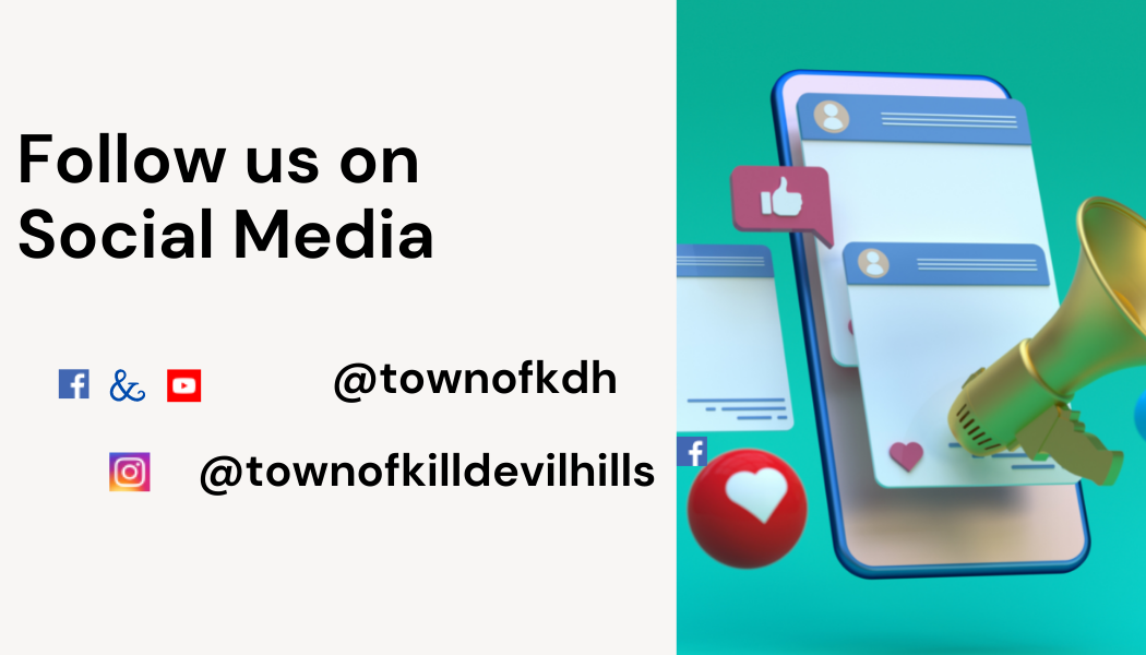 follow us on social media