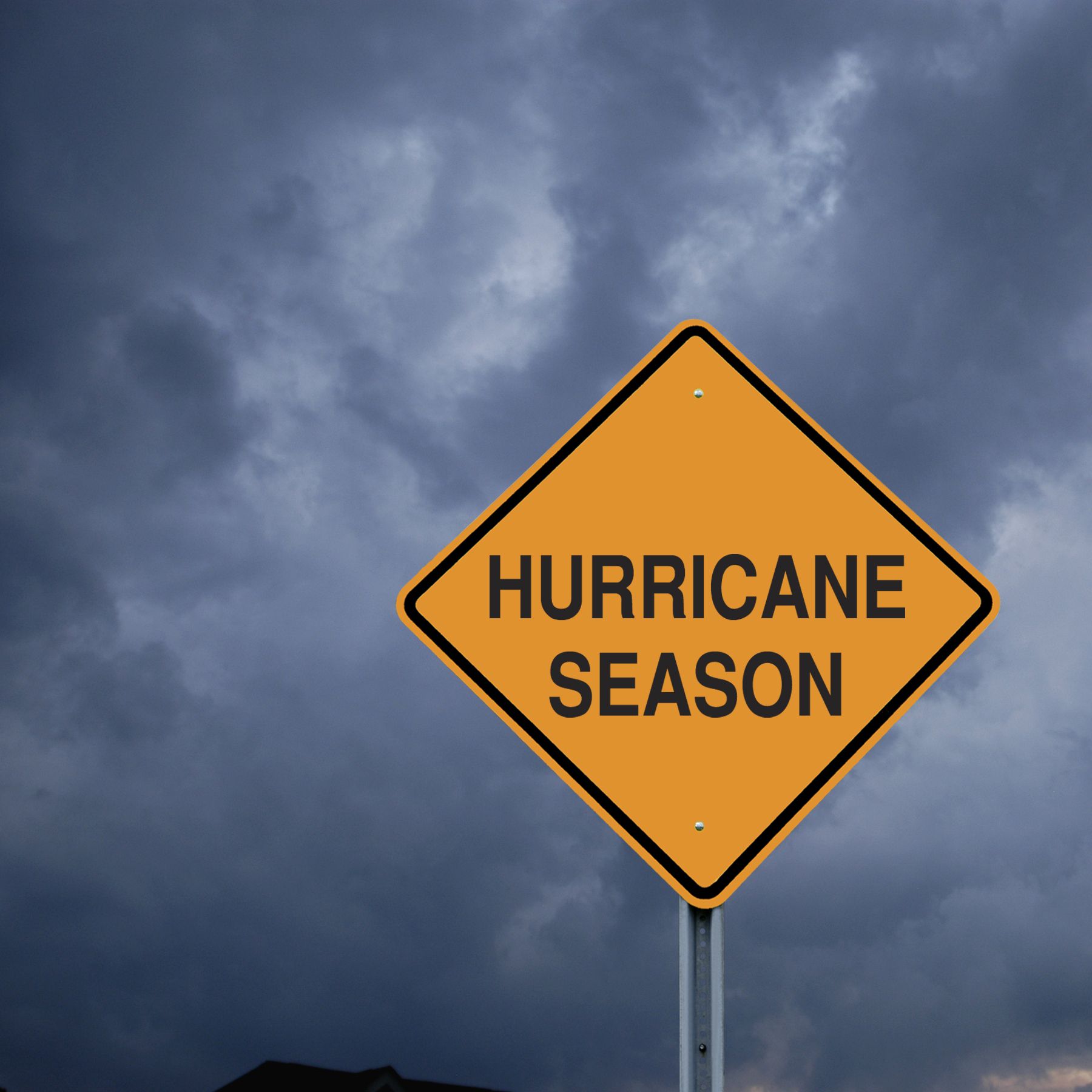 Hurricane season sign