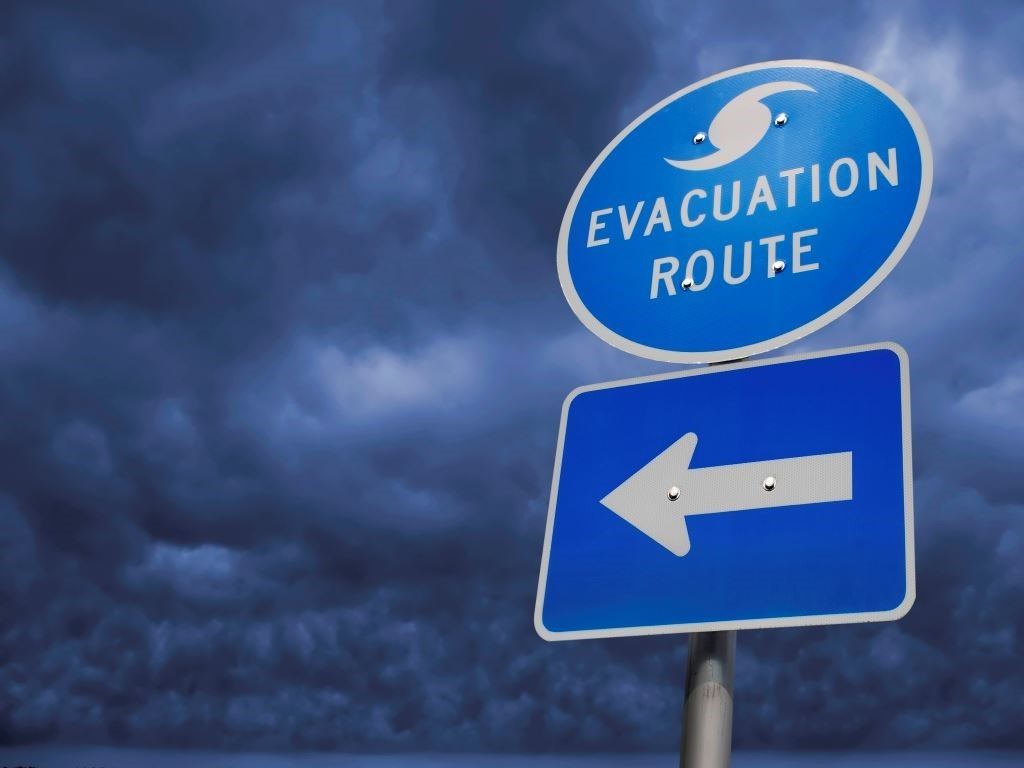 Evacuation sign
