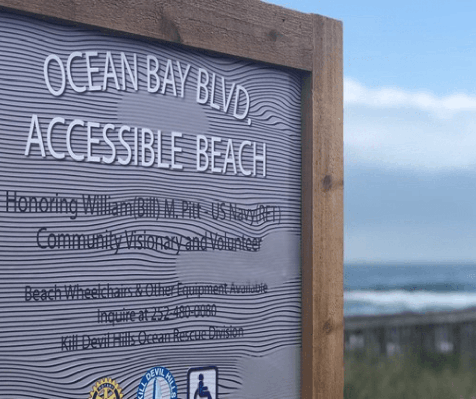 When visiting the beach, pay attention to what street you access the beach from, or what milepost yo