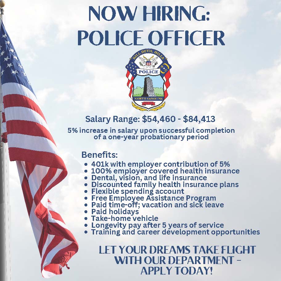 KDH Police Department list of employment benefits 